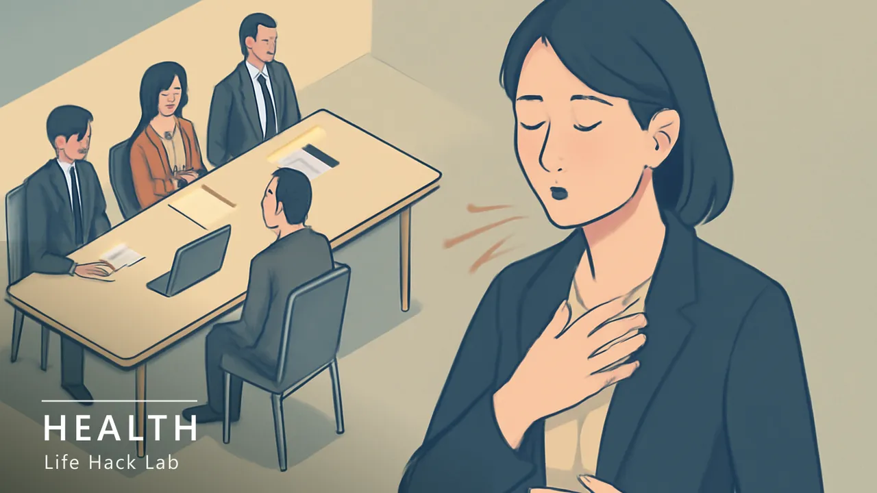 緊張で息が浅くなるとき——ゆっくり長く吐く呼吸で気持ちが落ち着く
