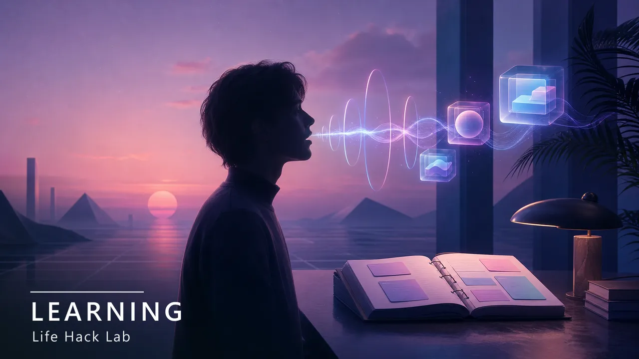 音読すると覚えやすい——声に出した項目だけ、あとで思い出せた